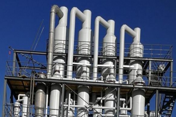 章丘丰源多效连续蒸发装置在安徽省某食品加工企业蒸发浓缩项目正常运行