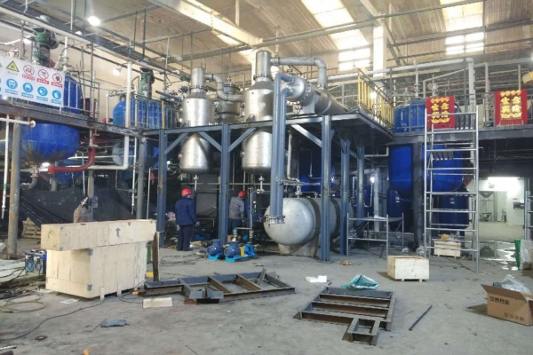 章丘丰源机械两效蒸发浓缩系统正式在天津制药企业运行！